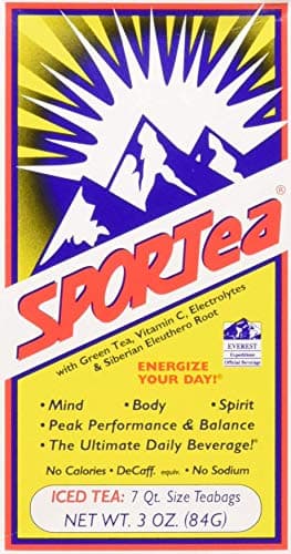 SPORTEA Ginseng Vitamin C Electrolytes Tea, 7 CT