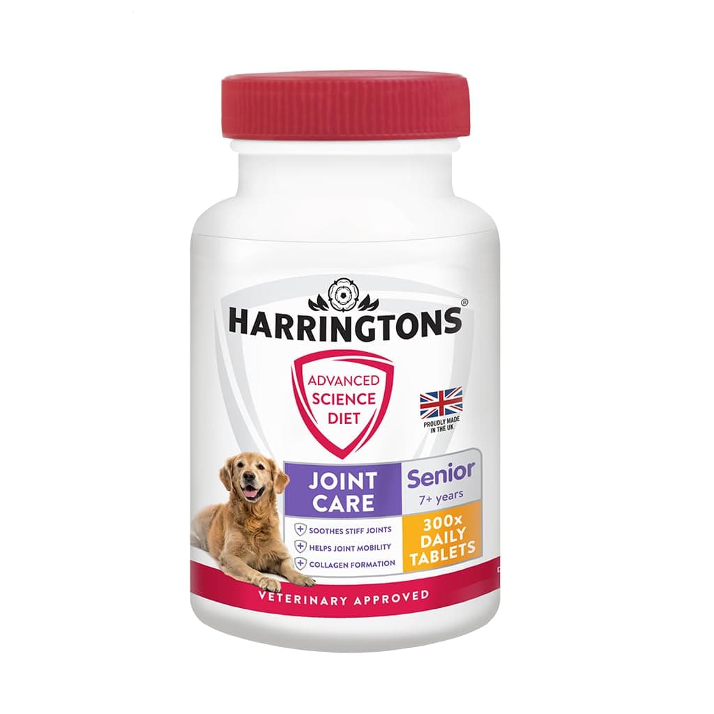 Harringtons Advanced Science Senior Dog Joint Care Supplements 300x Tablets - High Source of Omega 3, Vitamin C & E