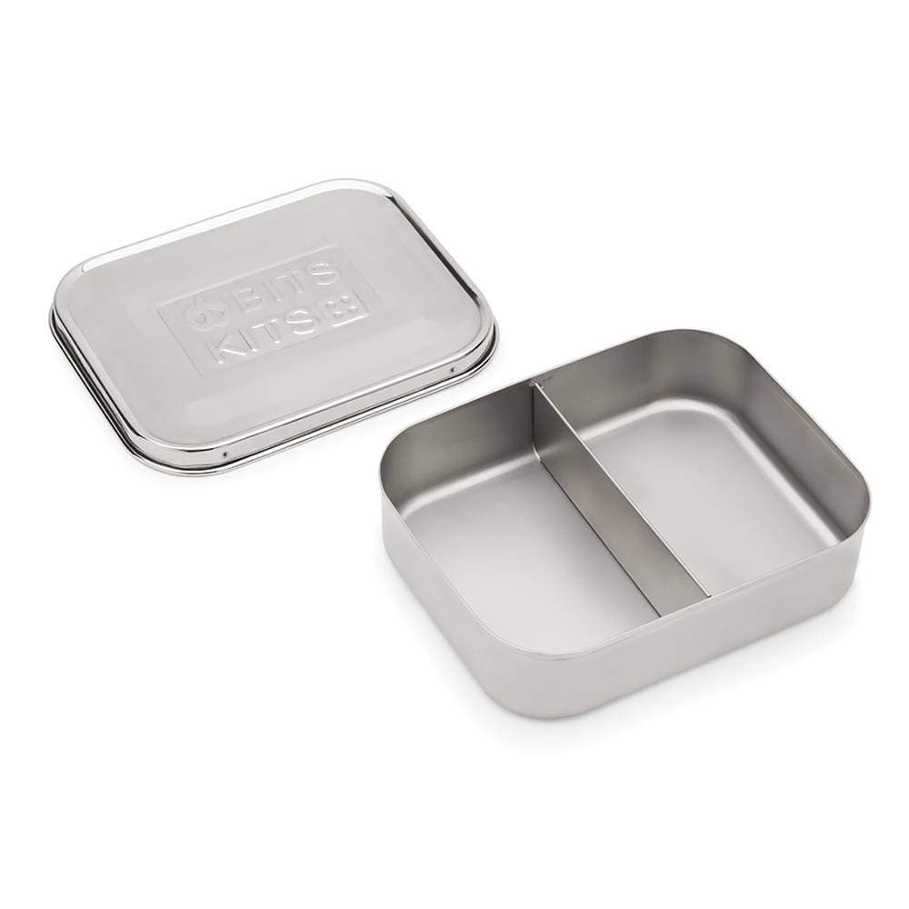 Stainless Steel Bento Box Lunch and Snack Container for Kids and Adults, 2 Sections