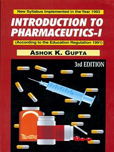 INTRODUCTION TO PHARMACEUTICS I 3ED (PB 2022)