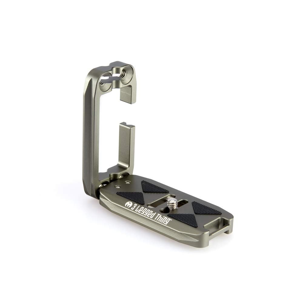 3 Legged Thing Ellie Universal Camera L-Bracket - Arca Swiss Compatible L-Bracket for Use with Multiple Camera Makes and Models - Grey (ELLIE-G)