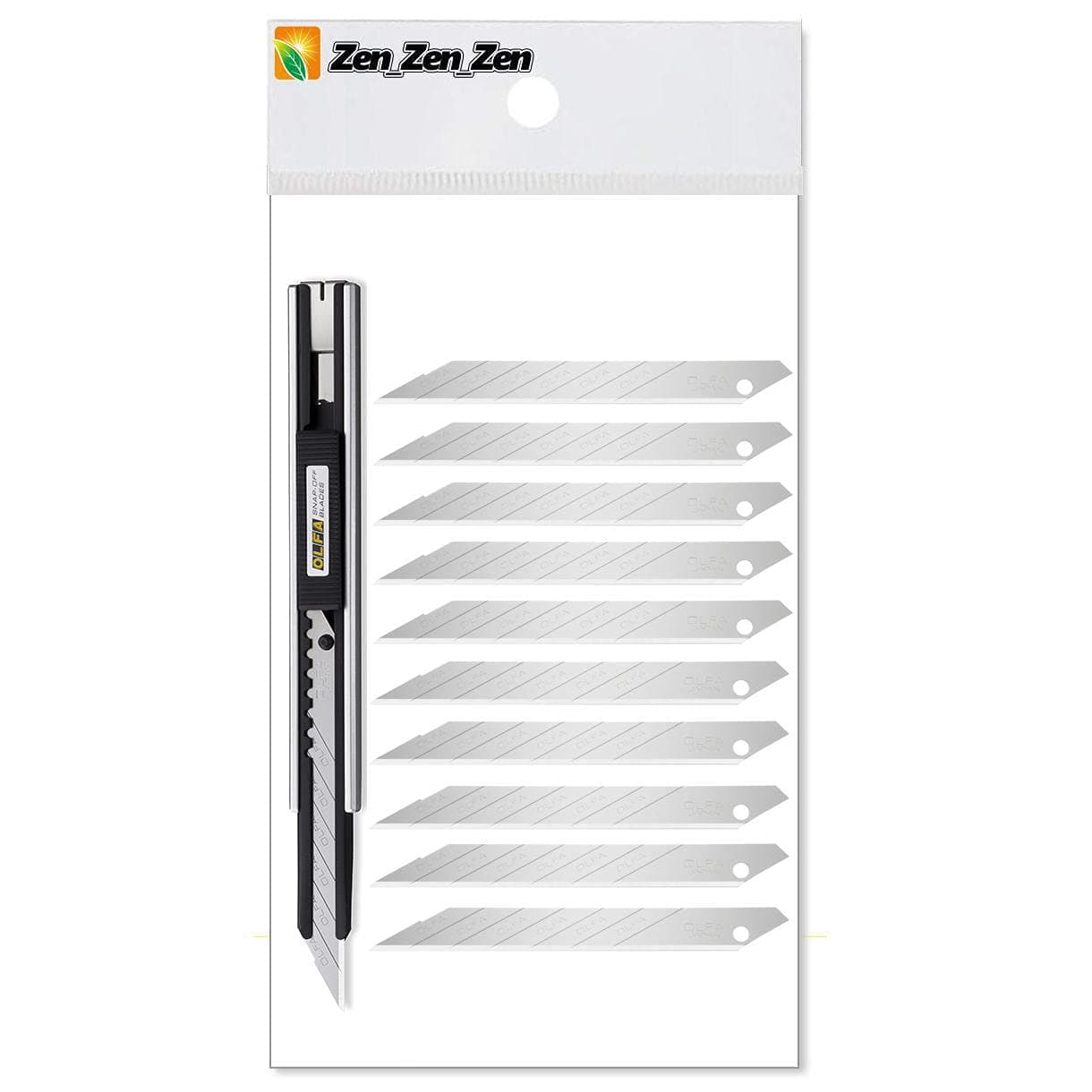Liphontcta OLFA Small Utility Knife Cutter LTD-05 Blade 9mm S-Type/Replacement Blade 10 Blades (with Our Shop Original Description of Goods) Japan[ Zen_Zen_Zen Original Package]