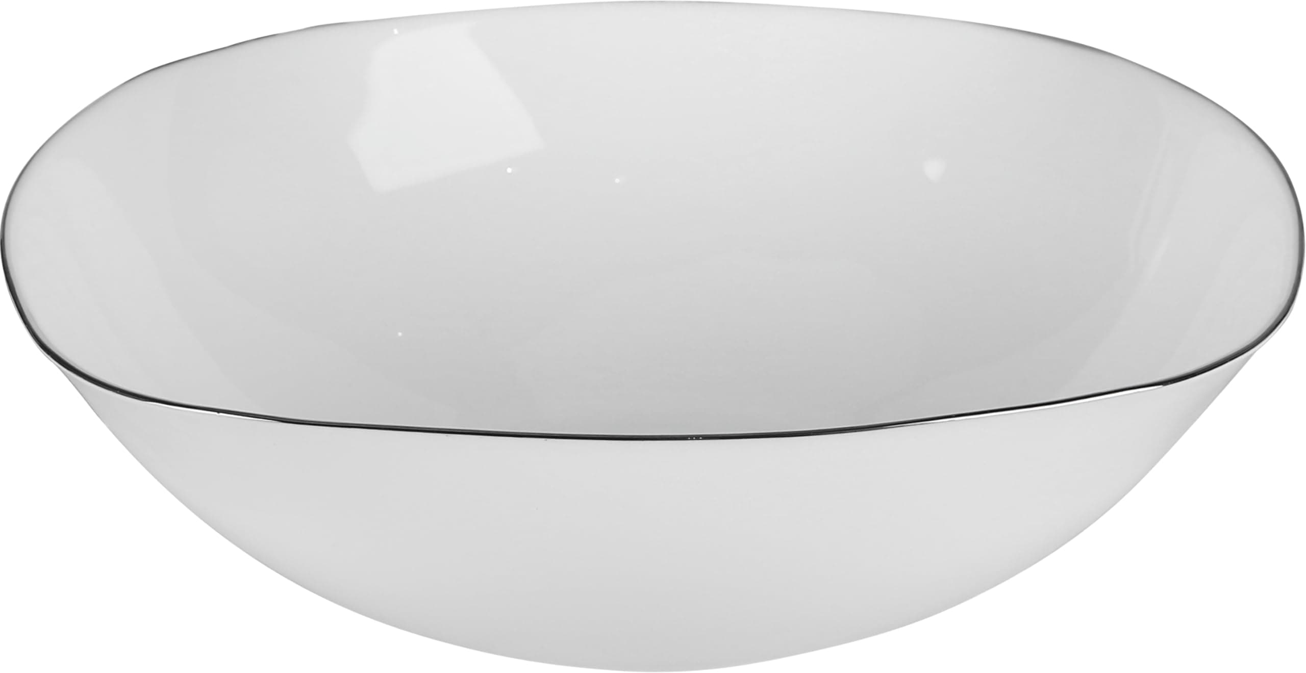 SERVEWELL Harmony Opal Glass white 4.7" bowl Square