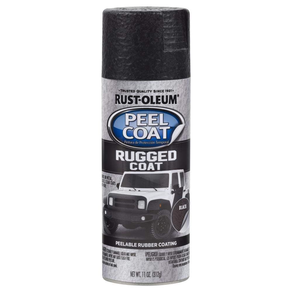 Auto Peel Coat Semi-Gloss Rugged Coat Black 11Oz Sprayahw 311281