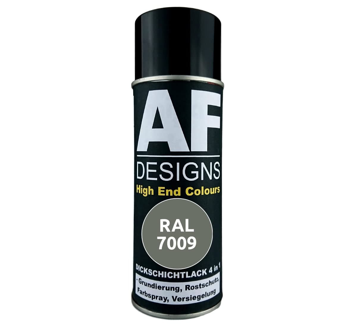 Alex Flittner Designs Rust Protection Paint 4-in-1 RAL 7009 Green Grey Metal Protective Paint Spray Rust Protection Paint Spray Can