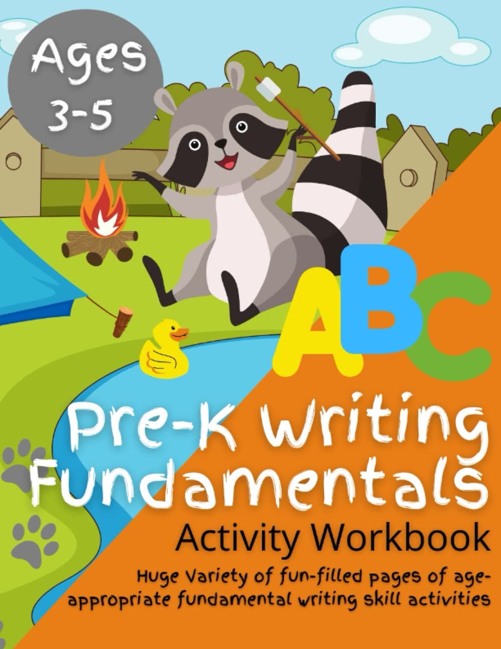 Pre-K Writing Fundamentals - Activity Workbook for Kids Ages 3-5: Learning Letters Activities, Tracing Letters, Letter Recognition in Upper Case and ... variety in Activities (Pre-K Fundamentals)