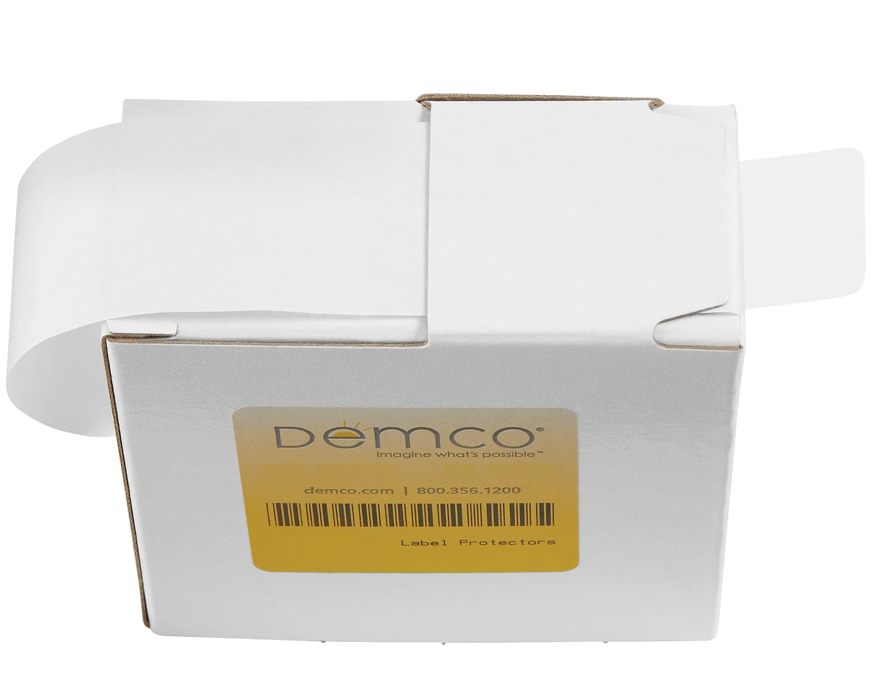 Demco® Clear Glossy Label Protectors on Rolls – Self-Adhesive, 1.5 mil Film for Barcodes, Spine Labels & Office Use – Acid-Free, Archival-Safe – Available in Rolls of 250, 500, or 1,000