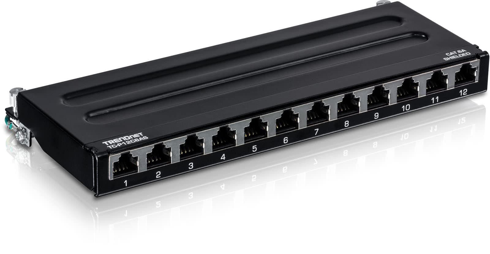 TrendNet "TRENDnet Patchpanel 12-Port Cat6a geschirmt (10"" wide)"