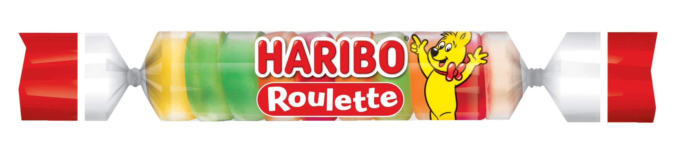 Gummi Candy, Roulette .87 oz. Roll, (Pack of 36)