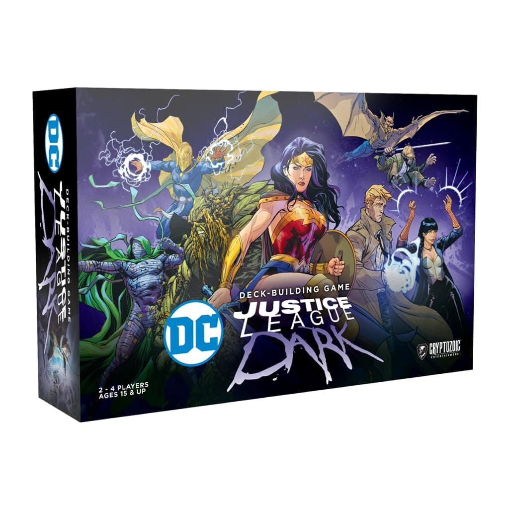 DC Cryptozoic Deck-Building Game Justice League Dark – Strategy Card Game – For Tactical Game Fans – 2–4 Players | 60 Minutes | Ages 15+ – English
