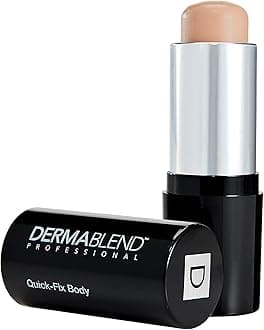 Dermablend Quick-Fix Body Makeup Full Coverage Foundation Stick, Water-Resistant Body Concealer for Imperfections & Tattoos, 0.42 Oz