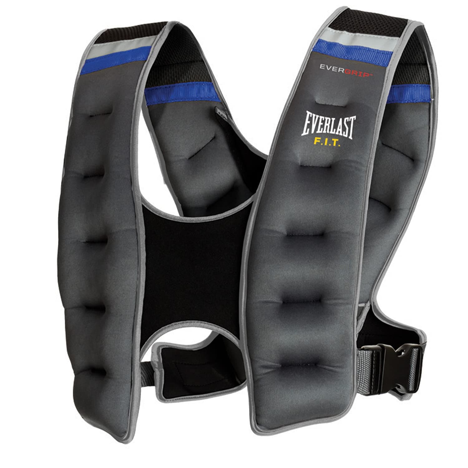 Everlast Weighted Vest W/Reflective Grey