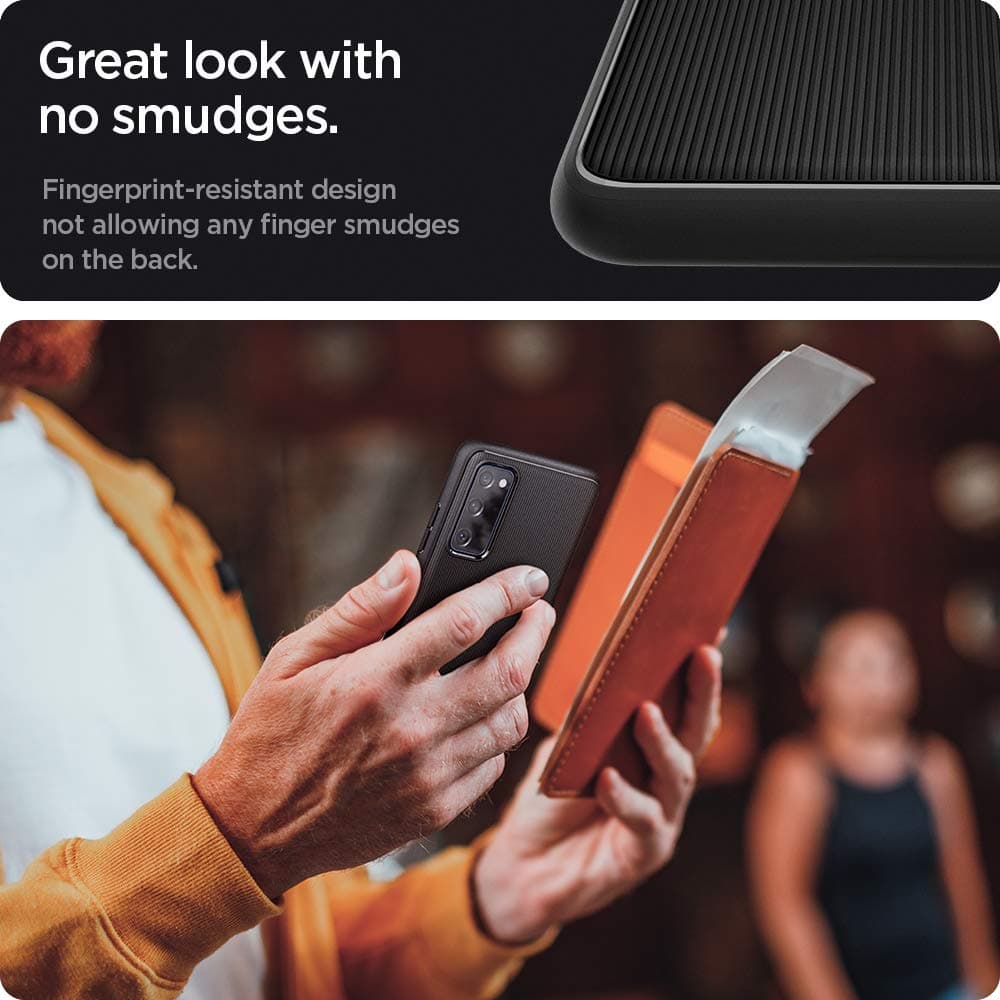 Monument | Samsung Galaxy S20 FE 5G Case [Air Cushion Protection] [Grippy] Galaxy S20 FE Back Cover | TPU+PC - Matte Black