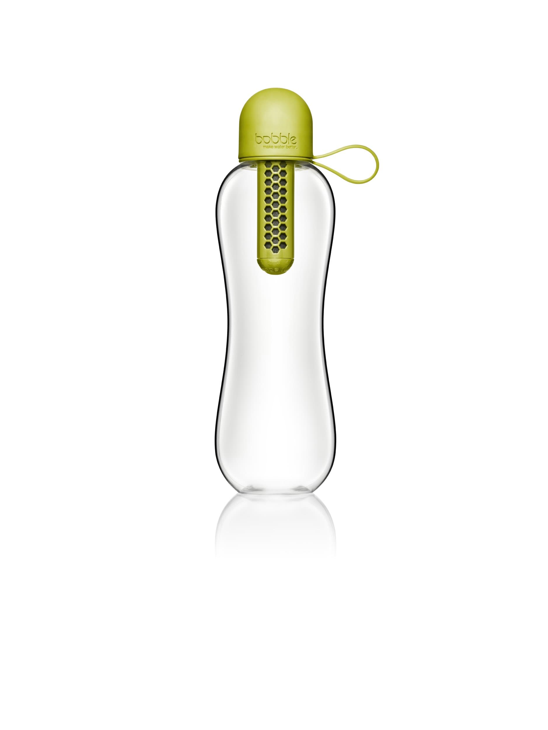 bobble Infuse - Hydrate, Filter, and Infuse Right In Your Water Bottle - Ergonomic Shape with Dishwasher Safe TritanTM Material - Includes Carbon Filter - 20oz, 20oz/Citron