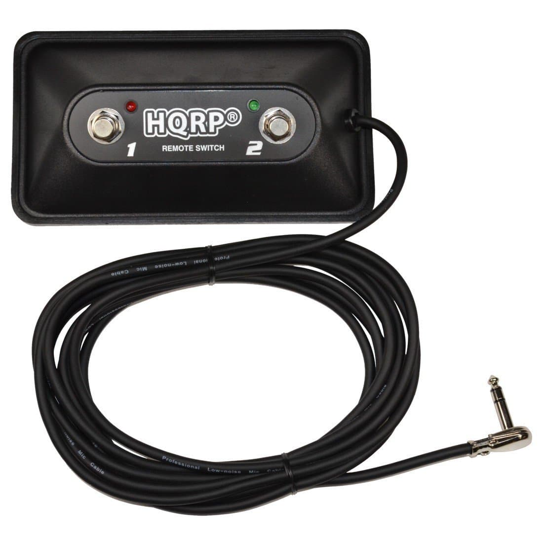 HQRP 2-Button Guitar Amp On/Off Footswitch with LED and 1/4-Inch Jack