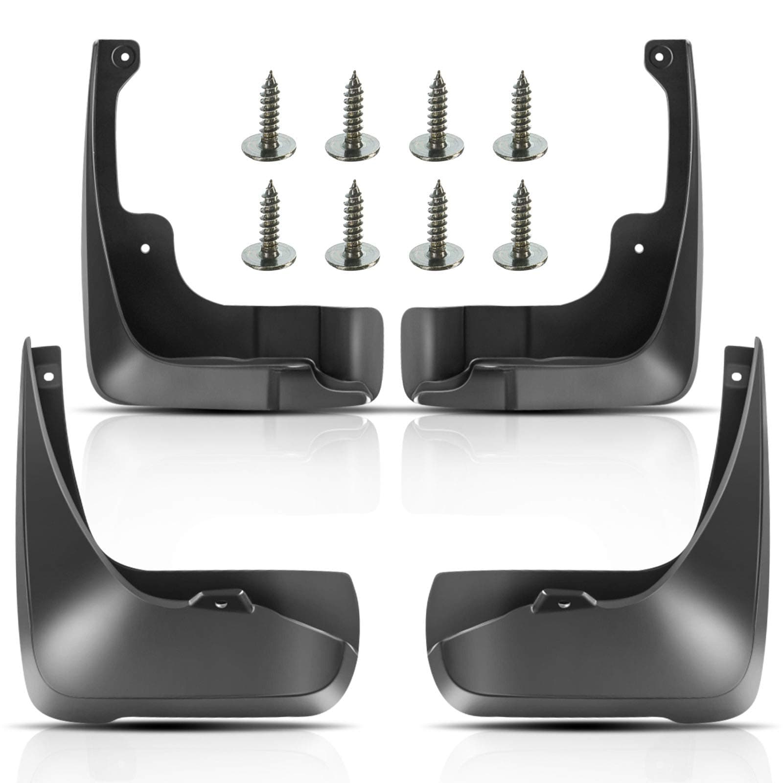 YHTAUTO Set of 4 Front and Rear Mud Flaps Splash Guards Mudguards Replacement for Toyota Camry 2007 2008 2009 2010 2011 Sedan(Excluding SE model)