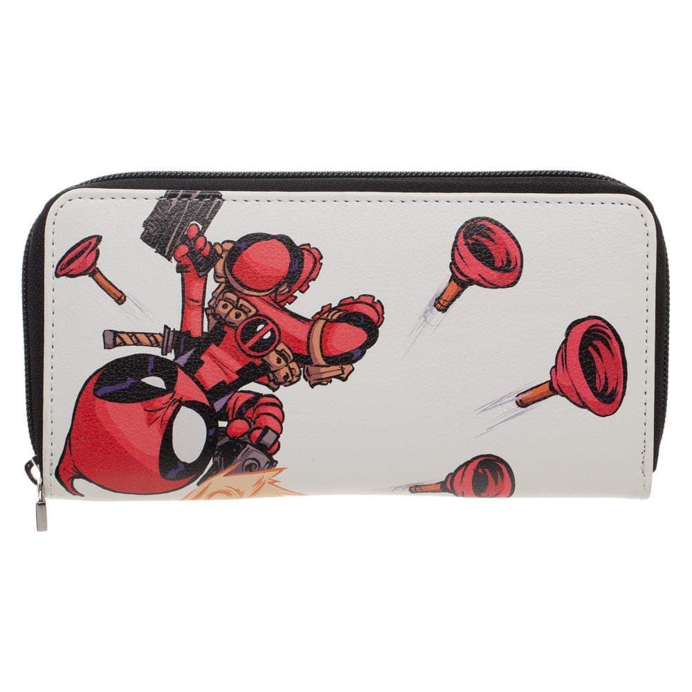 BioworldWomen's Deadpool Plunger Zip Wallet, Multi-Colour