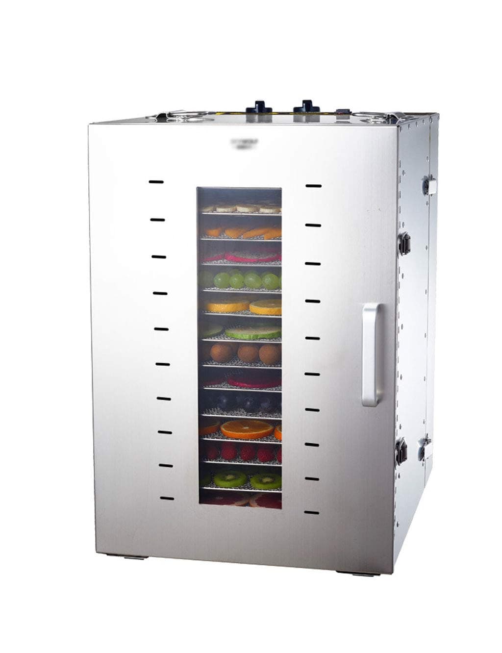 Digital Food Dehydrator, Thermostat - Timer, Large-Capacity 10-Layer Stacking Tray, Large Stainless Steel Fruit, Vegetable Dryer, 1500W