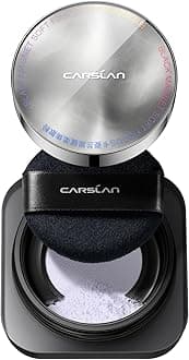 2.0 Black Magnet Soft Focus Make Up Powder, Waterproof Loose Setting Powder, 24H Longlasting, Oil Control, Talc-Free Face Powder, 02 Light Purple For Oily Skin, 0.28Oz