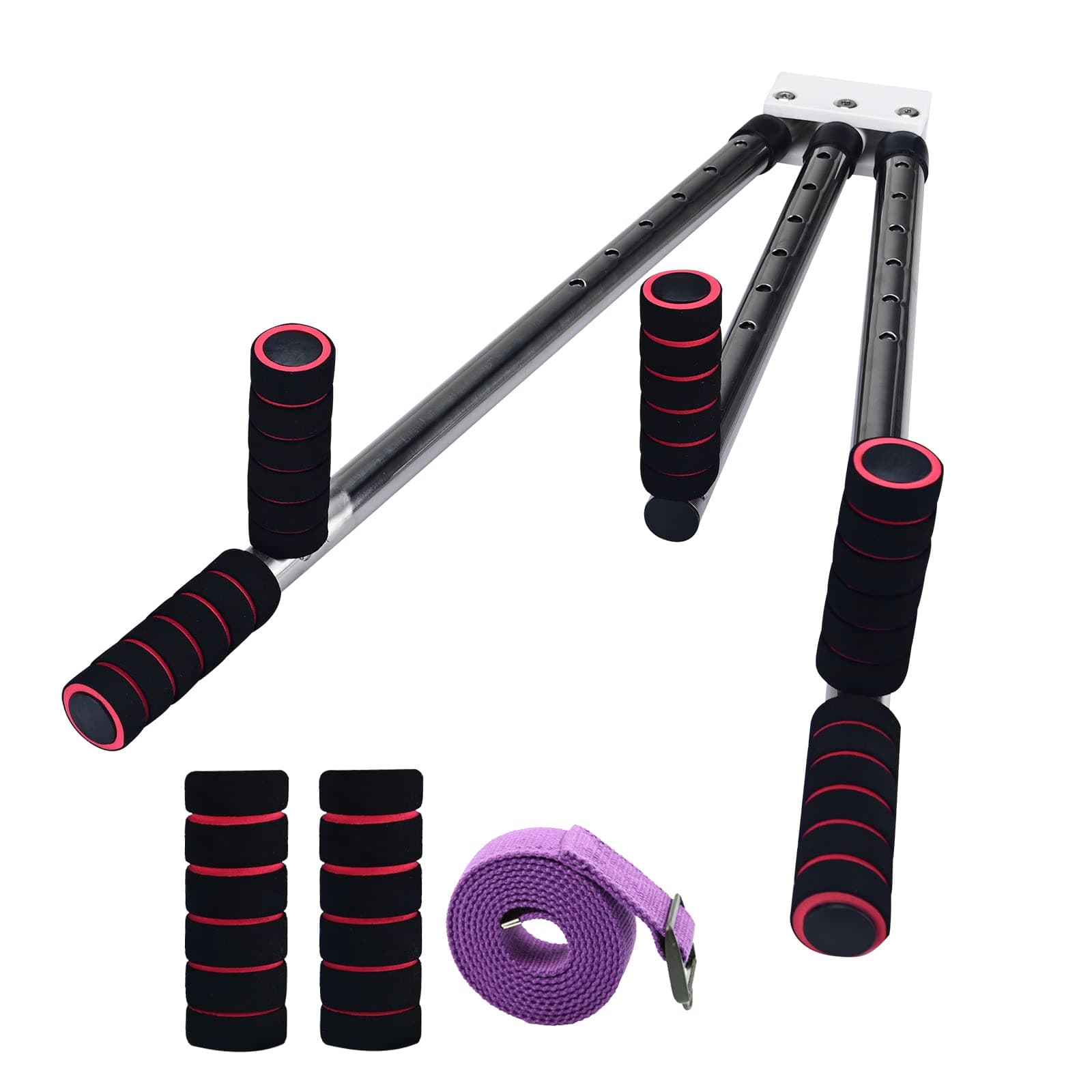 Leg Stretcher Leg Split Machine Stretcher MMA 3 Bar Leg Stretcher Flexibility Stretch Machine for Yoga Exercise, Sports Fitness, Ballet, Gymnastics