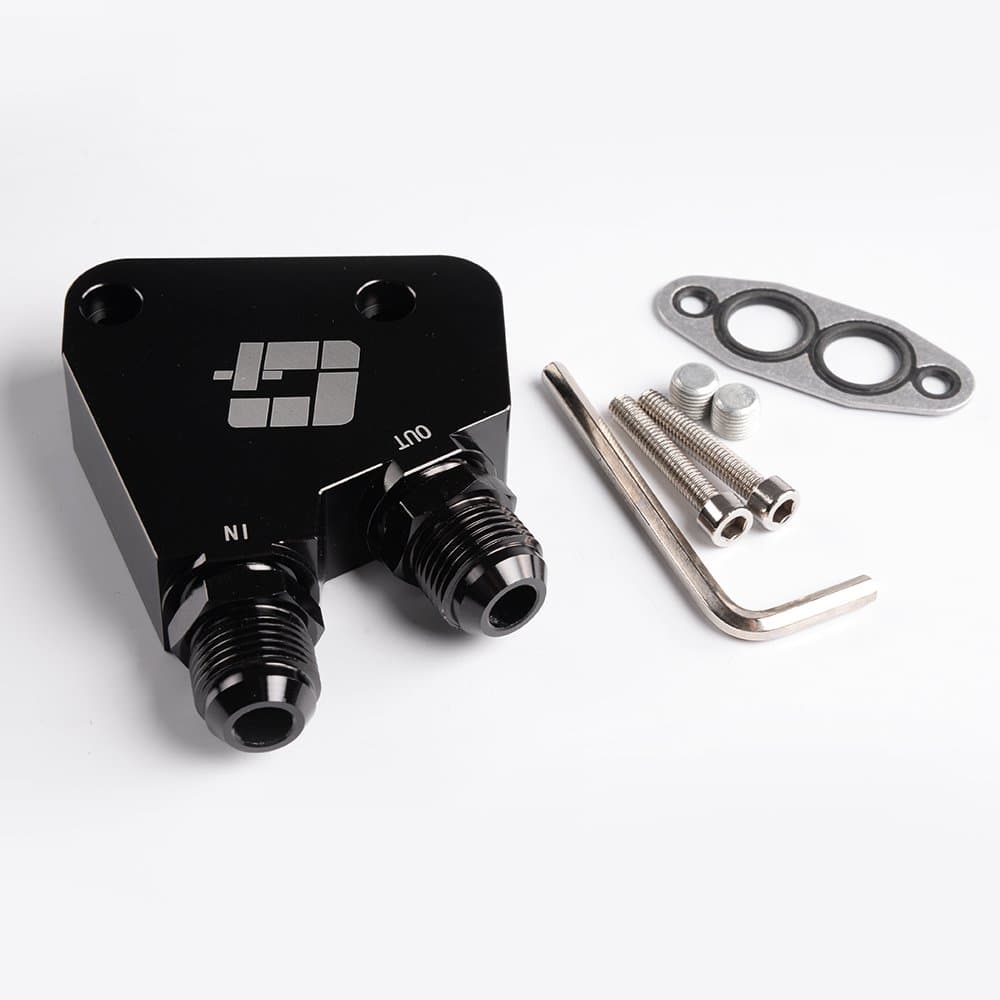 G-PLUS 25 Row AN10 Engine Transmission Oil Cooler Kit + Oil Cooler Sandwich Plate English Style Replacement For BILLET LS1 LS2 LS3 LSX VE HSV