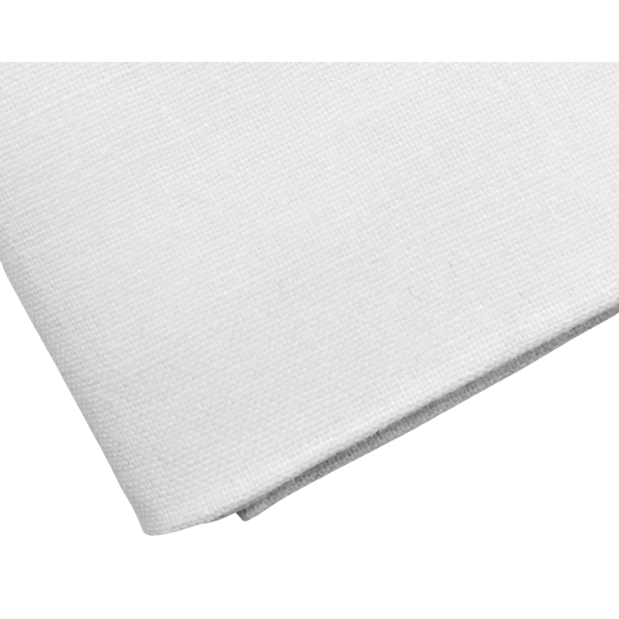 JMW. 100% Cotton Plain White Fabric - Extra Wide (150 CM), Soft, Durable Material - Ideal for Arts & Crafts, Dressmaking, Quilting, Sewing, Bedding, Pillowcases, Bunting