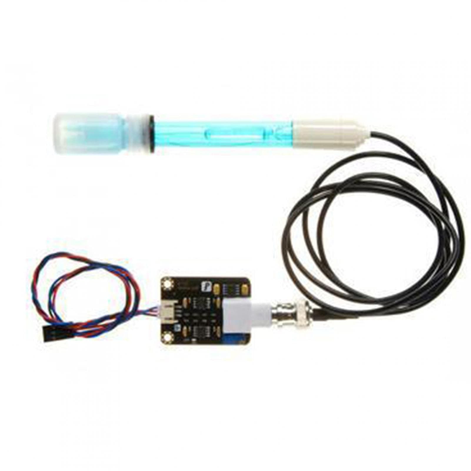 PH Sensor Meter, Electrode Probe BNC Connector Meter Monitoring Analog PH Sensor Kit Shield Probe Board Cable Analog PH sensor kit(as shown)