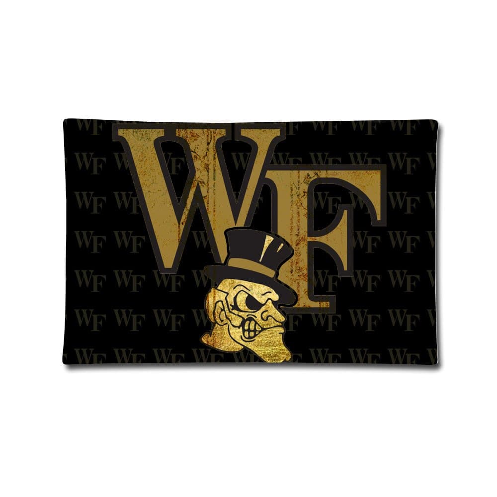 Wake Forest University WF Wake Forest Demon Deacons Logo Pillow Case Cushion