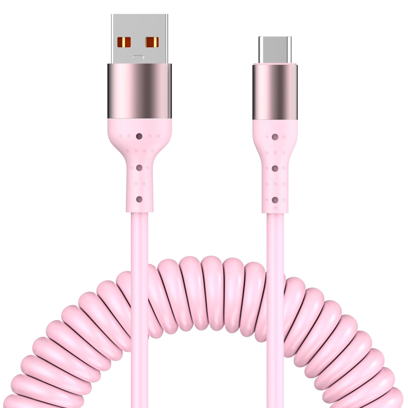 [MFi Certified] iPhone 16 Pro Fast Charging Car Carplay Cable,Retractable 5ft 60W USB A to USB C Charging Cord Screen Data Sync Cord Compatible for Apple iPhone 16/Pro Max/Plus/15 iPad Pixel Galaxy