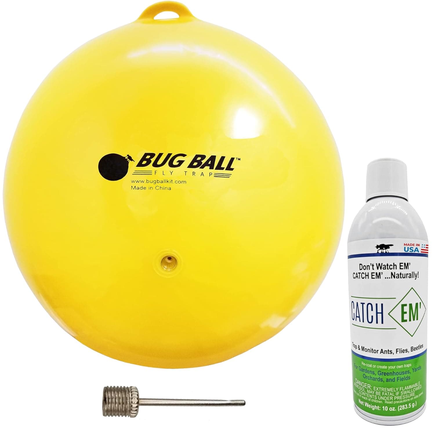 Bug Ball Gnat and Small Fly Ball Deluxe Kit - Biting Fly and Insect Trap, Pack of 3