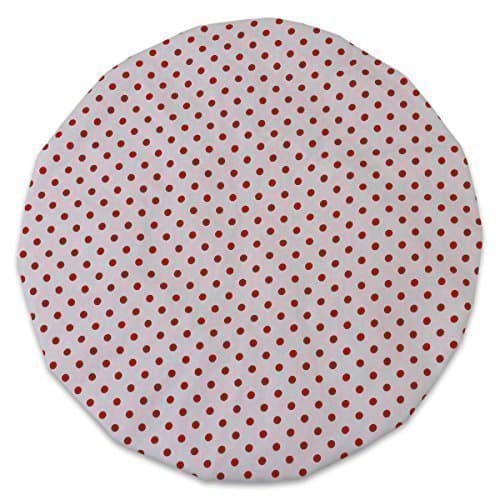JODA White and Red Polka Dot Shower Cap