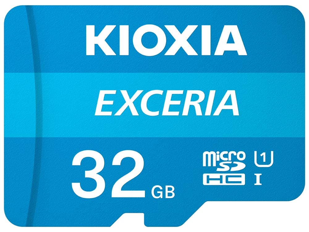 Kioxia 32GB Exceria Microsd Memory Card U1 Class 10 100Mb/S Max Read Speed, Full Hd Video Recording