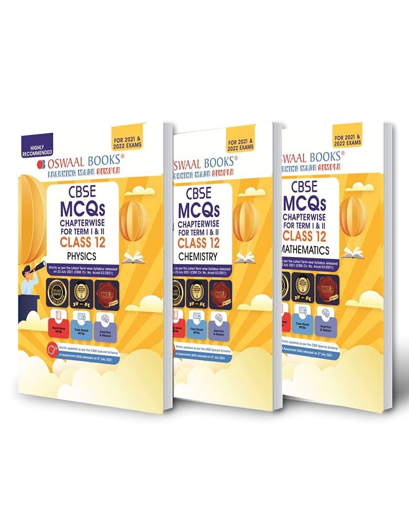 Oswaal CBSE MCQs Question Bank Chapterwise For Term-I, Class 10, Mathematics (Standard) (With the largest MCQ Questions Pool for 2021-22 Exam) Paperback – 5 August 2021
