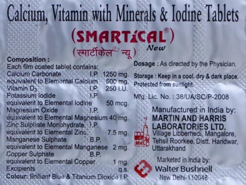 Smartical New - Strip of 30 Tablets