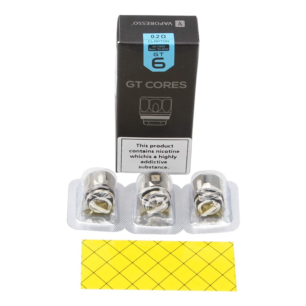 Vaporesso NRG Atomizer 0.2ohm GT6 Core Coil Head 3pcs