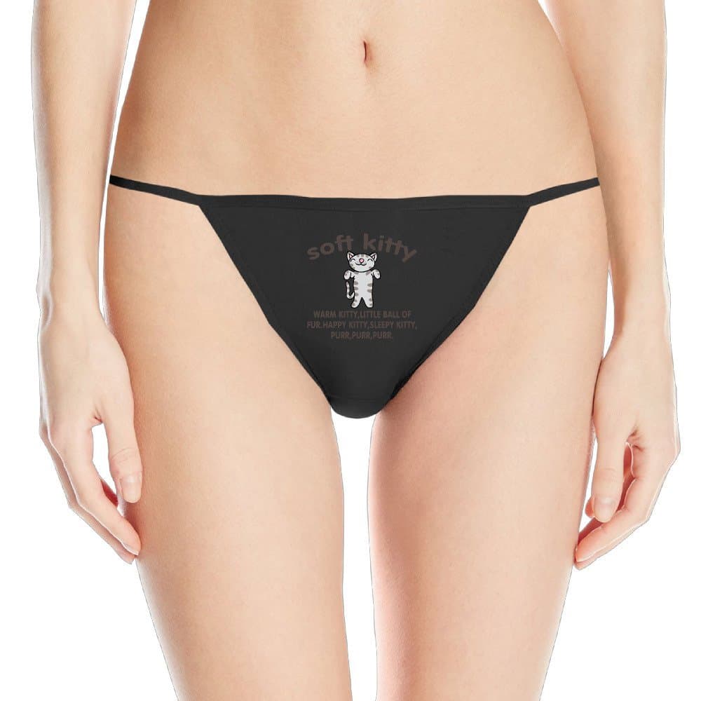 Big Bang Theory Soft Kitty Women's G String Bikini Thong Underwear