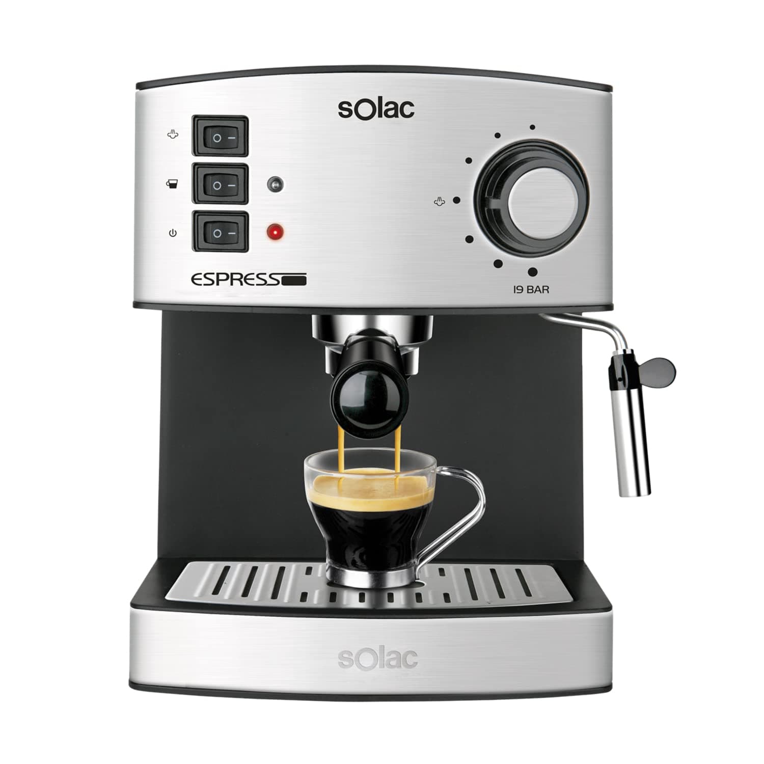 Cafetera Express de Brazo Solac CE4480 Expresso 19 bar 1,25 L 850W