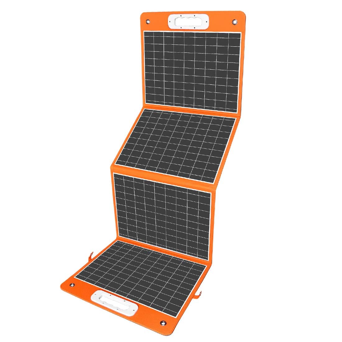 Foldable Solar Panel, FF FLASHFISH 18V/100W Portable Solar Charger Charge for Portable Power Station, Phone, Laptop, with DC Output, 65W USB-C, QC3.0 Port When Camping Fishing Van RV Road Trip