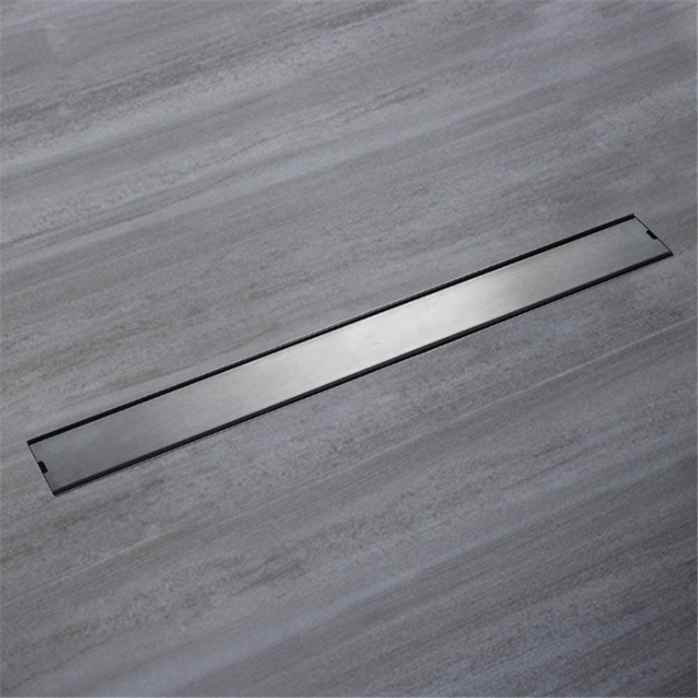 HIZLJJ Rectangular Linear Shower Drain Stainless Steel Bathroom Floor Drain,Shower Floor Drain Kitchen Washroom Garage Toilet Hair Strainer