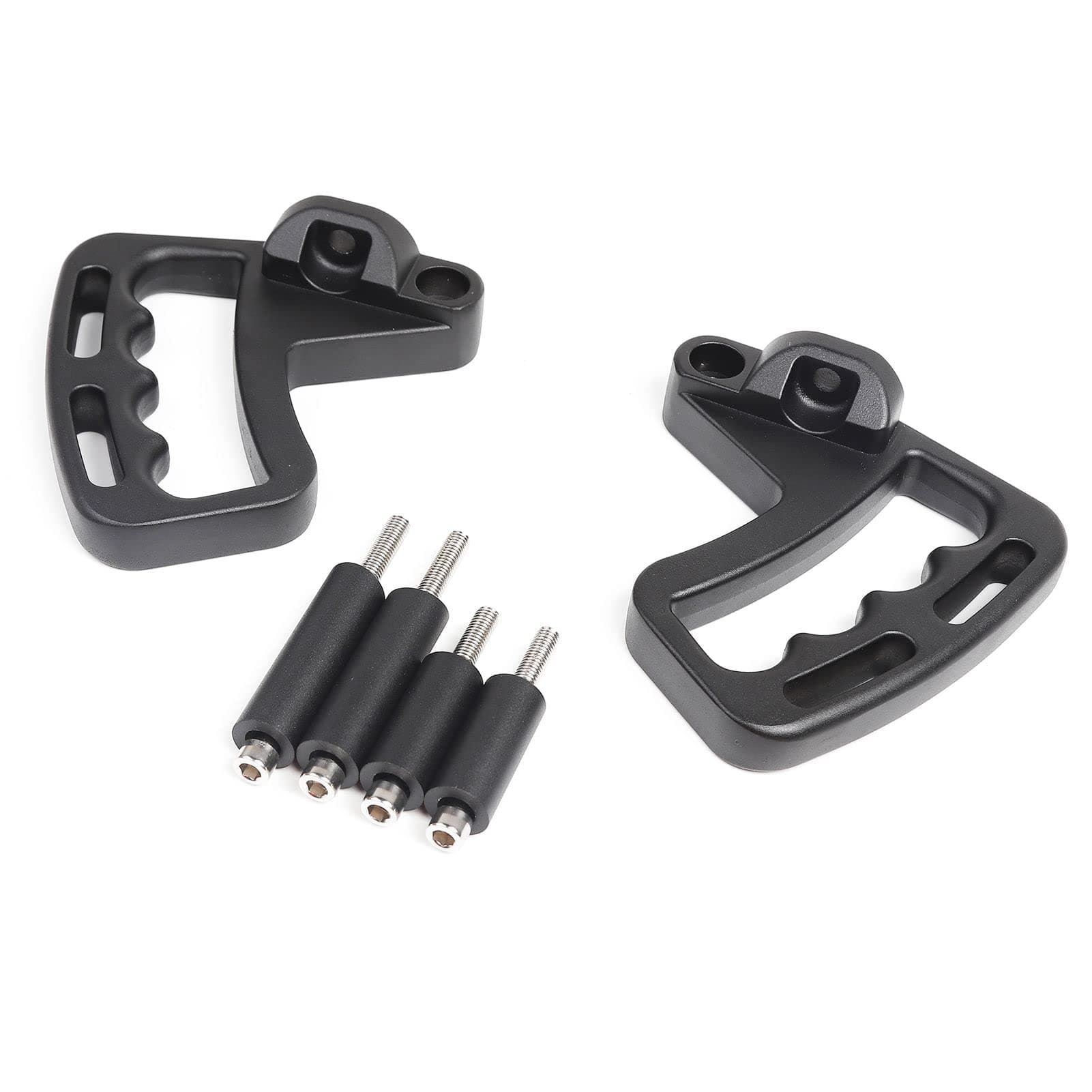 Front Aluminum Grab Handles Grip Handle Grab Bars for Jeep Wrangler JK JKU Sports Sahara Freedom Rubicon X & Unlimited X 2 Door 4 Door 2007-2018