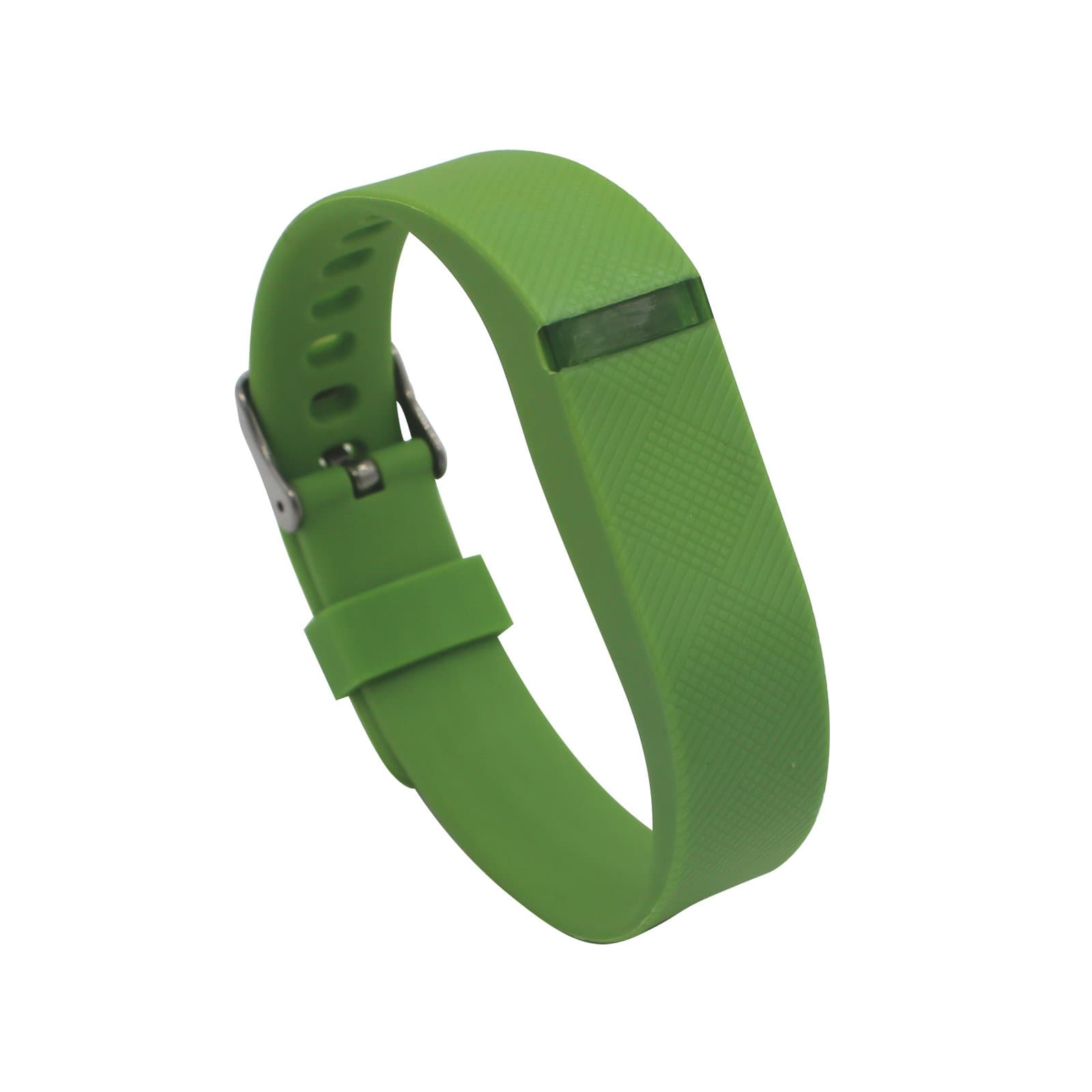 Replacement Wrist Band for Fitbit Flex,Silicon Accessory Wristband with Metal Watch Buckle Design Lime