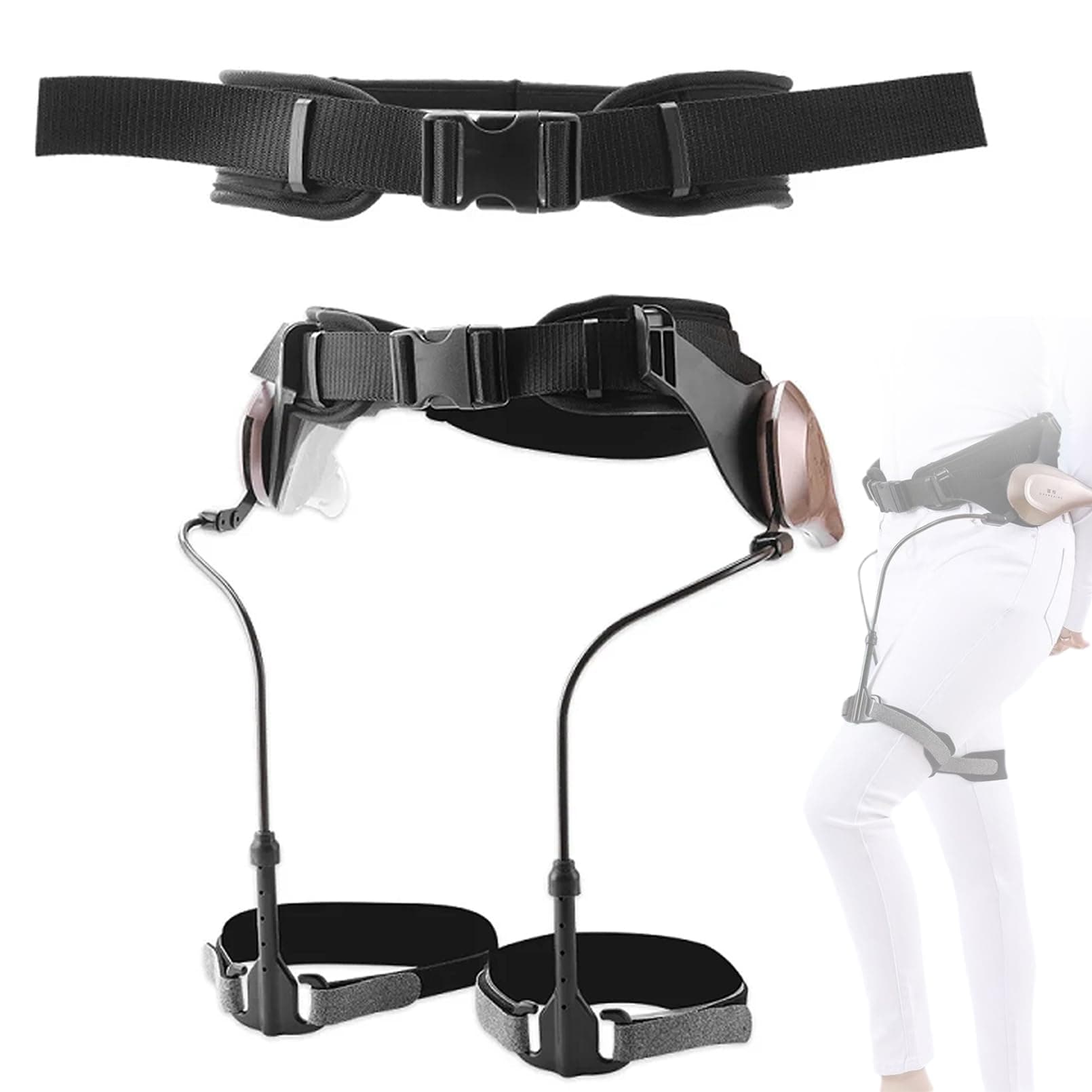 Exoskeleton Walking Aids for Adults, Cuts Effort By 50%, Adjustable Size Bionic Body Power Walking Aids Lower Limb Recovery Training