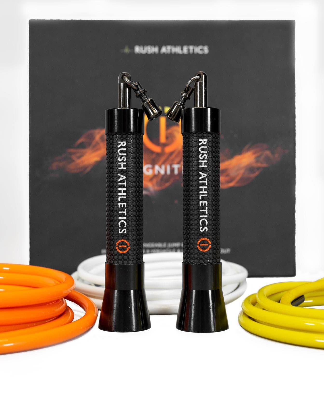 IGNITE ROPE -Interchangeable Jump Rope System. Strength & Weight Loss Training. 3 Weighted Ropes Included