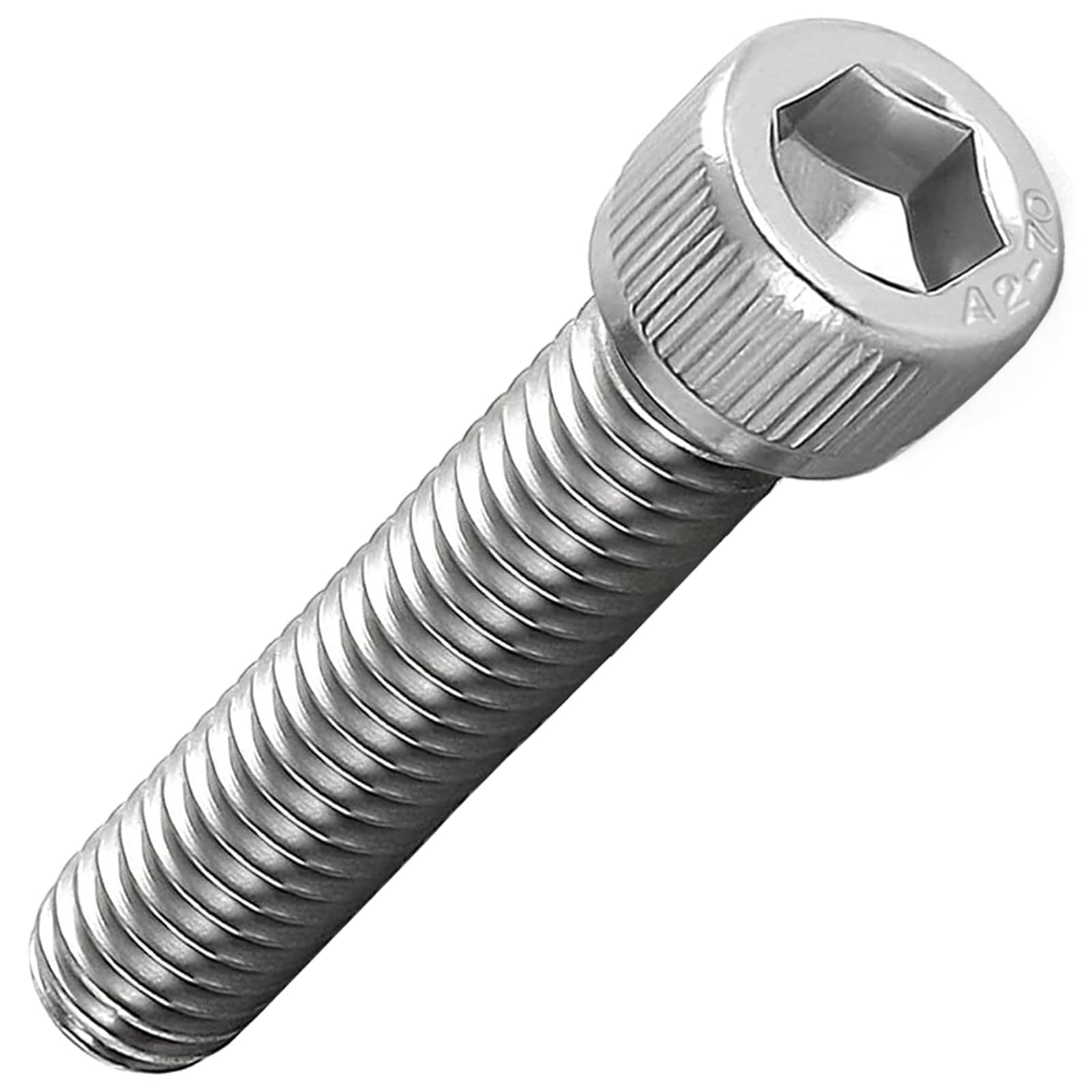 M4 Screws, M4 X 60mm Allen Socket Head Cap Screws/Bolts - 4mm Diameter Fully Threaded M4 Bolts 60mm A2 Stainless Steel Long Hex Socket Bolt Coarse (Pack Of 10)