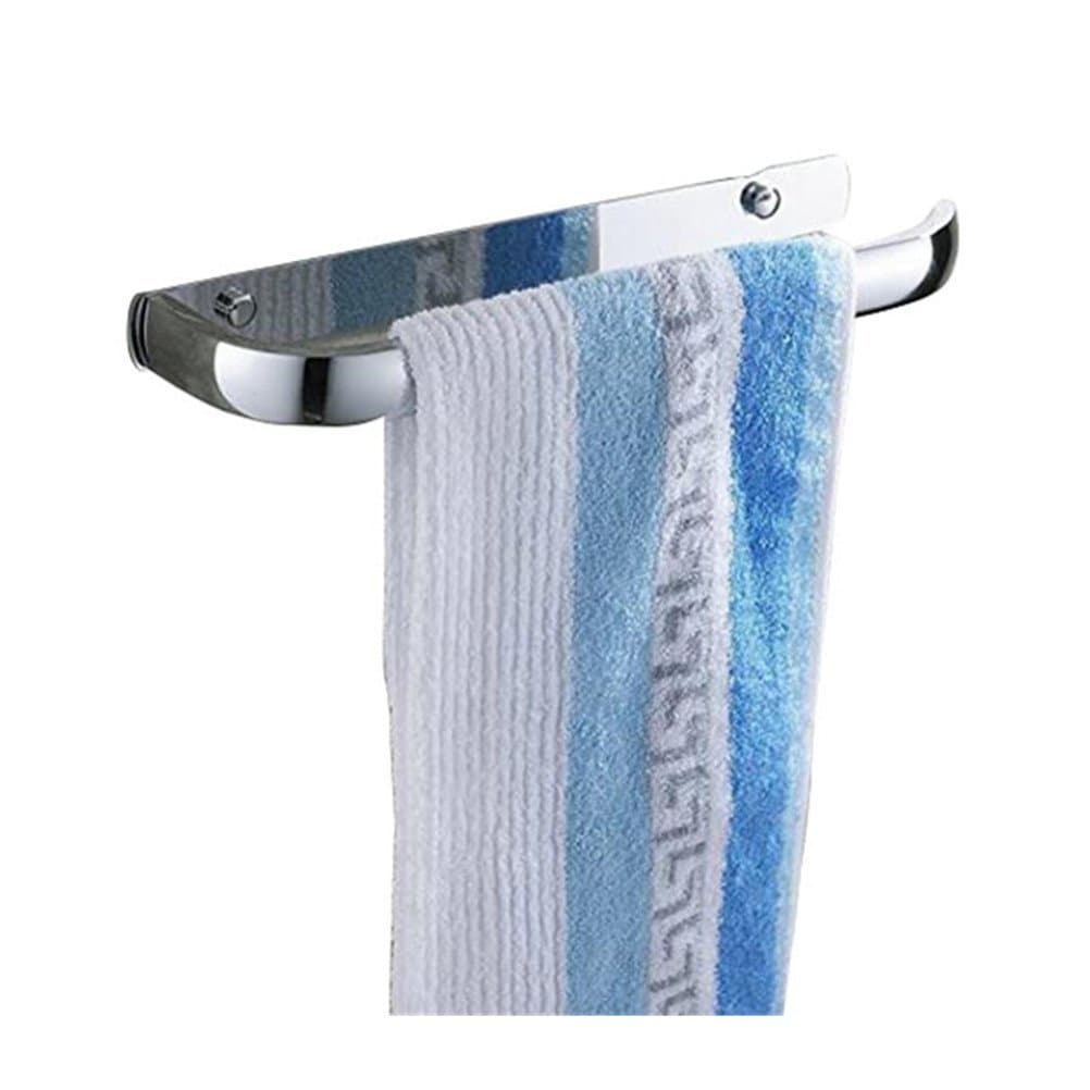 Aothpher Stainless Steel Bathroom Towel Bar Wall Mounted 28cm/11 inch Toilet Towel Holder, Polished Chrome Finish Towel Ring