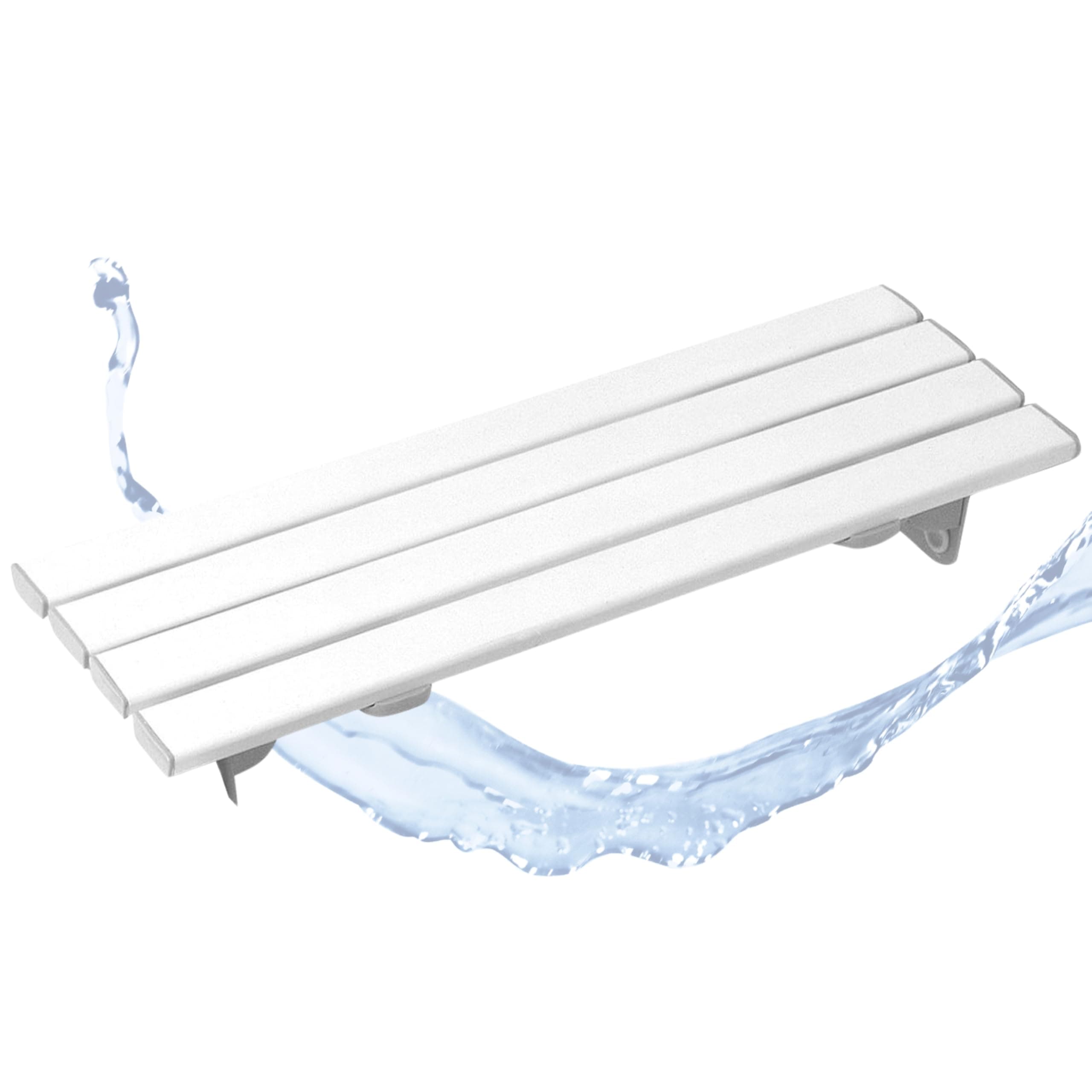Homecraft Savanah Slatted Bath Board, Strong, Comfortable, and Sturdy Plastic Bath Board, Four Slat Board with Quick Draining Design, 711mm Length and 232mm Wide
