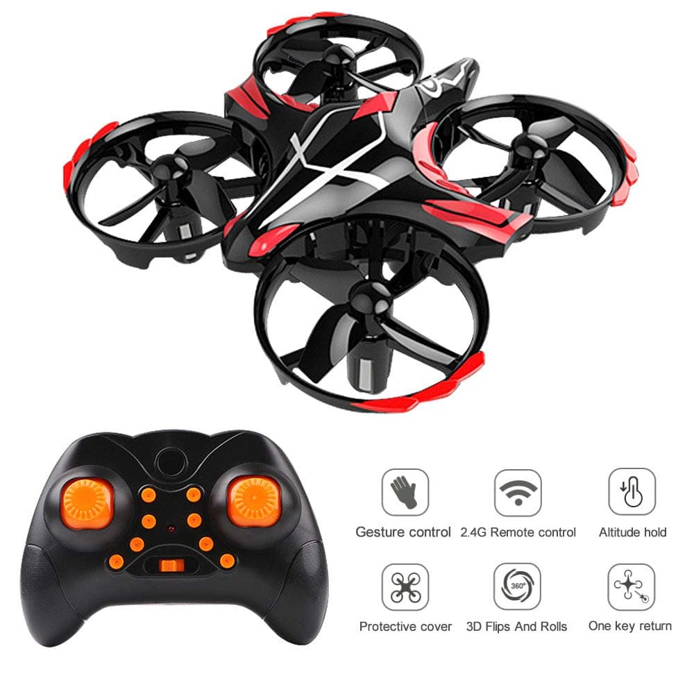 Mini Drone for Kids, RC Drone Quadcopter (Toss/Shake Take Off, Gesture Controlled , Altitude Hold, 3D Flips, Headless Mode Easy Fly) Great toy for Kids Beginner