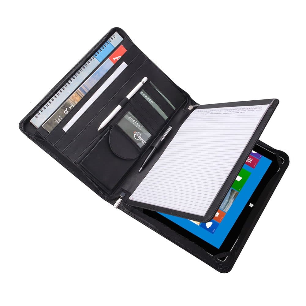 iCarryAlls New Surface Go Organizer Folio Case, Organizer Portfolio for A4 Notepad,New Surface Go