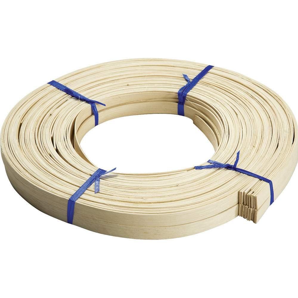 ROCKLER 1/2" Flat Reed for Chair Caning - Durable Basket Weaving Material for Chair Webbing, Wicker Repair - Ideal for DIY Furniture Restoration, Crafts & Cane Webbing Projects