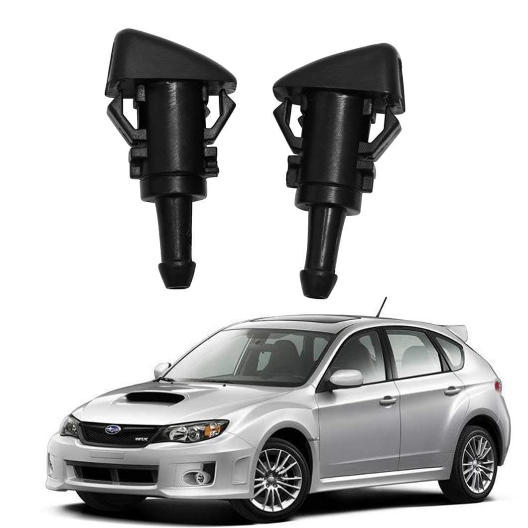 Fit for 2008-2014 Subaru Impreza Washer Nozzle, Front Windshield Washer Nozzle Wiper Spray Jet Kit Fit for Subaru Impreza, WRX, STi (2008-2014) - Replaces OEM # 86636FG051, 86636FG050-2 Pack